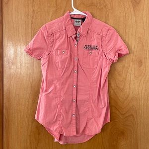 Small Harley Davidson pit shirt